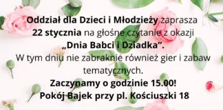 Głośne czytanie z okazji Dnia Babci i Dziadka
