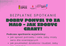 Jak zdobyć grant? – spotkanie informacyjne