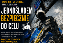 Jednośladem bezpiecznie do celu