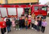 Spotkanie uczniów „Jedenastki” ze strażakami z OSP Białobrzegi