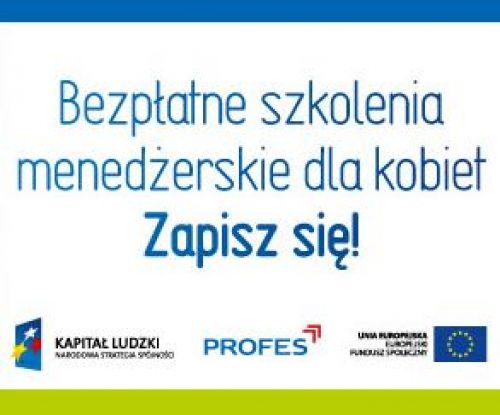 Bezpłatne szkolenia dla menedżerek w woj. łódzkim