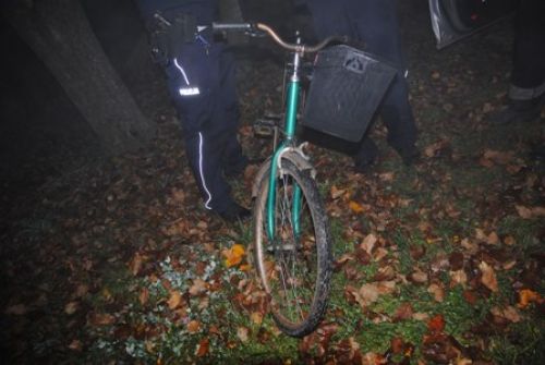 Potrącił rowerzystkę