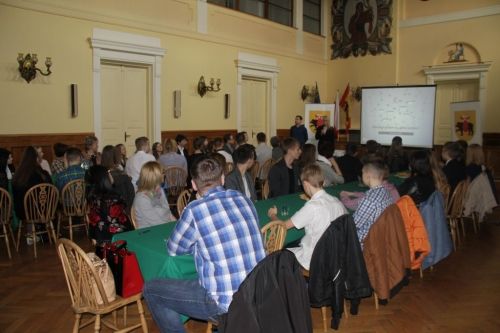 Spotkanie z Arielem Wojciechowskim w Urzędzie Miasta