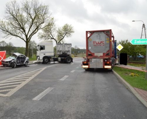 Tragiczny wypadek drogowy w Zaborowie
