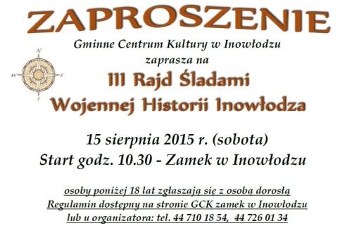 III Rajd Śladami Wojennej Historii Inowłodza