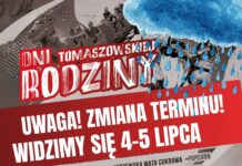 Uwaga! Zmiana terminu Dni Tomaszowskiej Rodziny