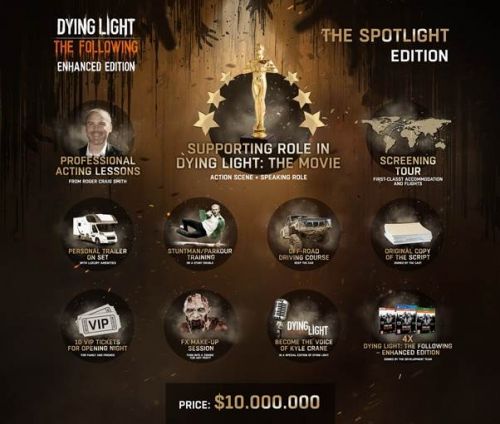 Zostań gwiazdą Dying Light: The Movie | Zapowiedź edycji The Spotlight gry Dying Light: The Following – Enhanced Edition