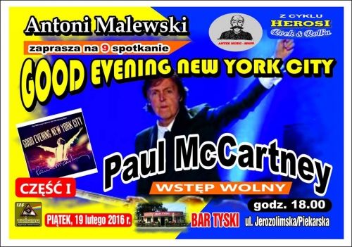 Antoni Malewski zaprasza do