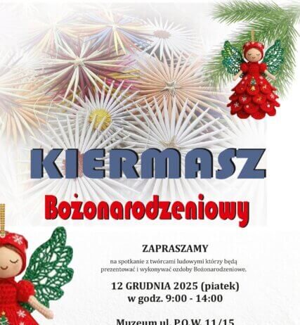 Kiermasz Bożonarodzeniowy w Muzeum
