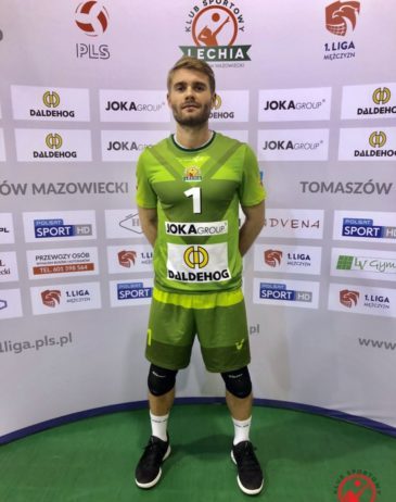 Adrian Mihułka nowym libero Lechii
