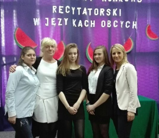 Trzy uczennice Gimnazjum nr 4 nagrodzone w konkursie recytatorskim