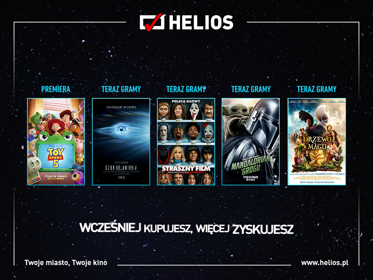Helios prezentuje nowy repertuar pełen filmowych emocji