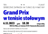 Grand Prix w tenisie stołowym – turniej eliminacyjny