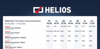 Czerwcowy repertuar kin Helios