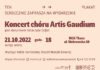 Koncert chóru Artis Gaudium