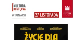 „Życie dla początkujących” – seans w ramach cyklu Kultura Dostępne