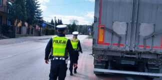 STOP – pojazdom ciężarowym w Tomaszowie Mazowieckim