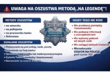 Uwaga na oszustwa metodą „na legendę” – apel do mieszkańców, w szczególności osób starszych