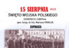 Zaproszenie na obchody Święta Wojska Polskiego