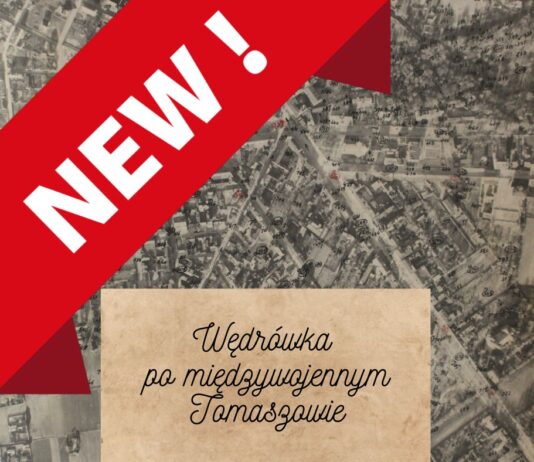 Spacer z biblioteką po międzywojennym Tomaszowie